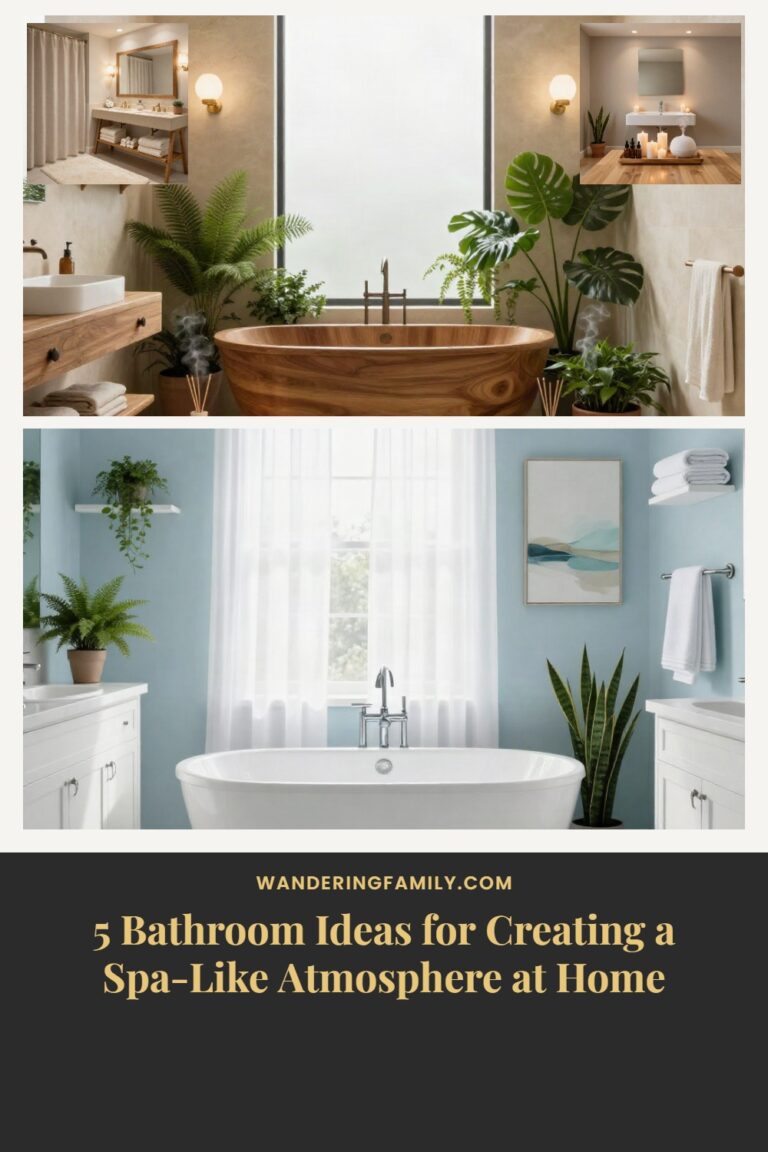 5 Bathroom Ideas for Creating a Spa-Like Atmosphere at Home
