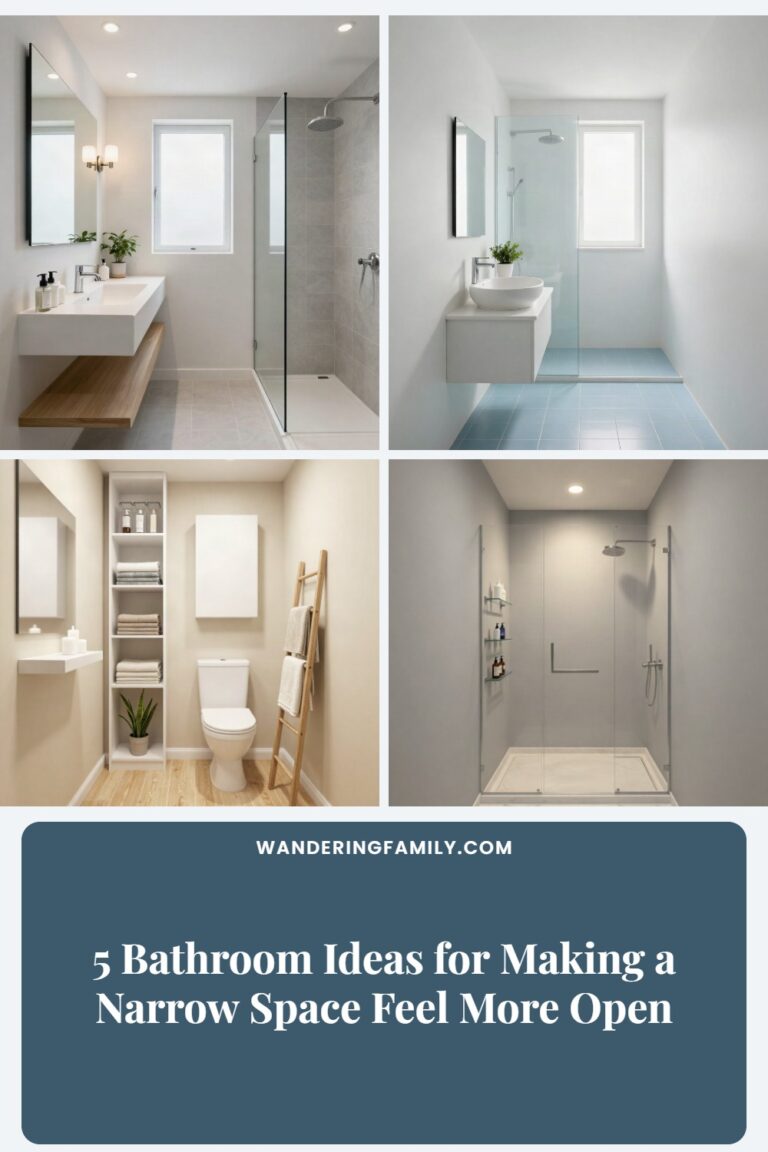 5 Bathroom Ideas for Making a Narrow Space Feel More Open