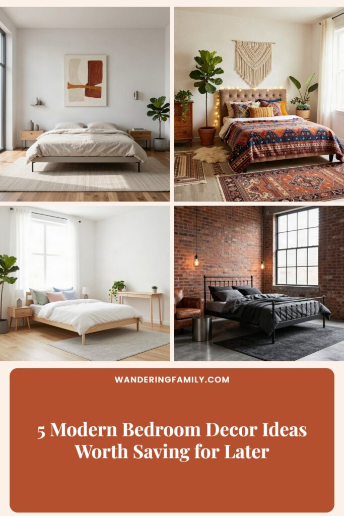 5 Modern Bedroom Decor Ideas Worth Saving for Later