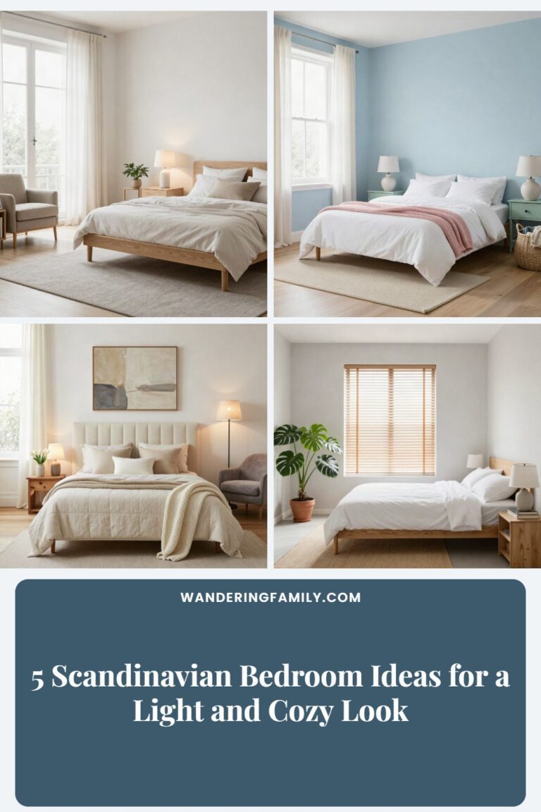 5 Scandinavian Bedroom Ideas for a Light and Cozy Look