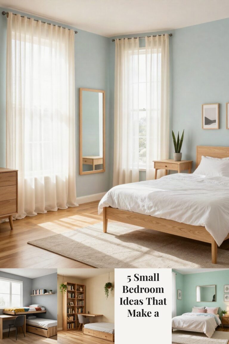 5 Small Bedroom Ideas That Make a Cozy Space Feel Bigger