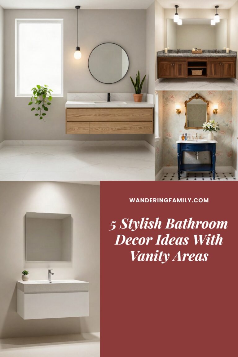 5 Stylish Bathroom Decor Ideas With Vanity Areas