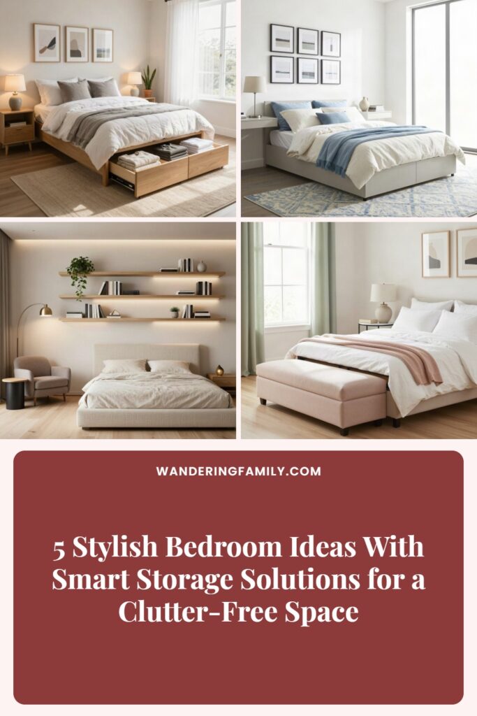 5 Stylish Bedroom Ideas With Smart Storage Solutions for a Clutter-Free Space
