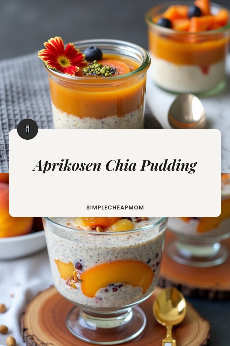 Aprikosen Chia Pudding