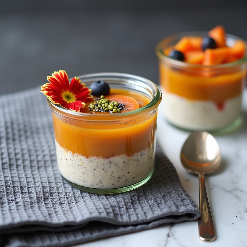 Aprikosen Chia Pudding