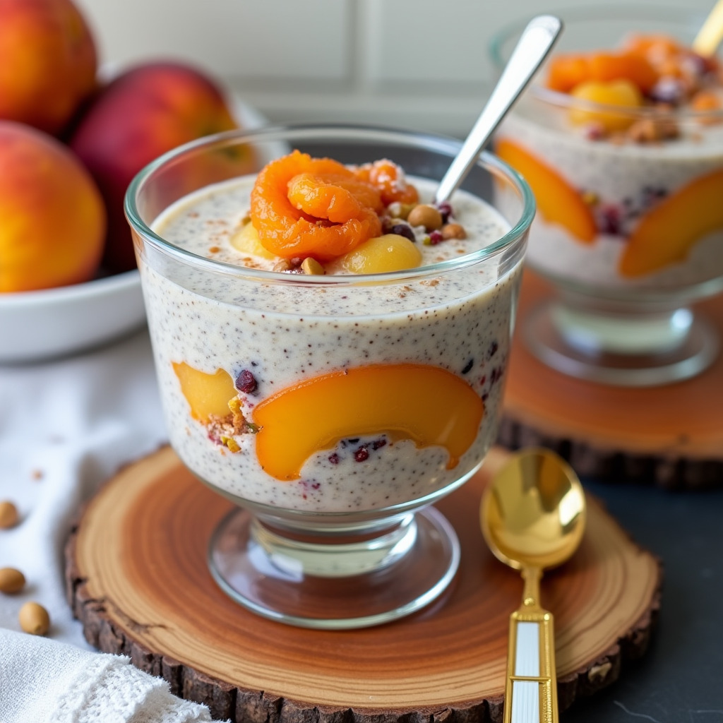 Aprikosen Chia Pudding