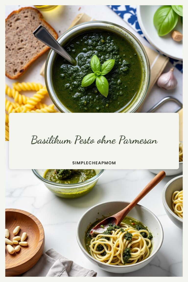 Basilikum Pesto ohne Parmesan