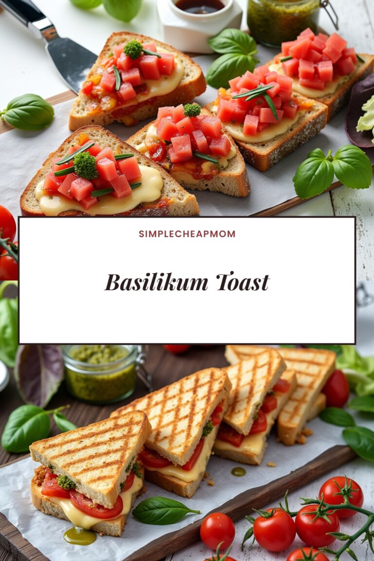 Basilikum Toast