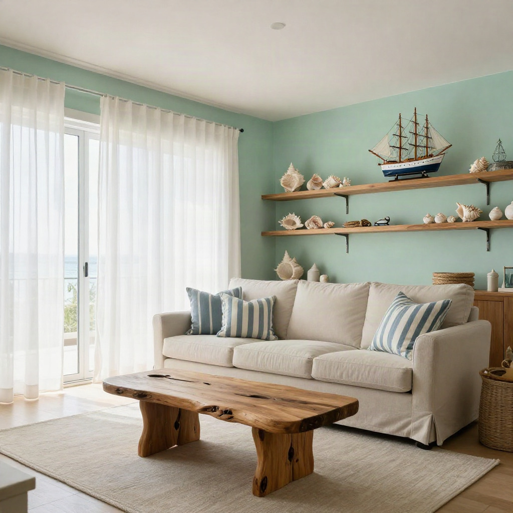 Coastal Chic with Nautical Touches — Living Room Decor Ideas for a Light and Airy Look