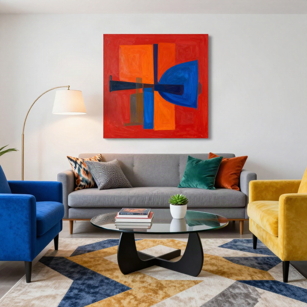 Create a Focal Point with Bold Art — Simple Living Room Decor Ideas You Can Easily Adapt