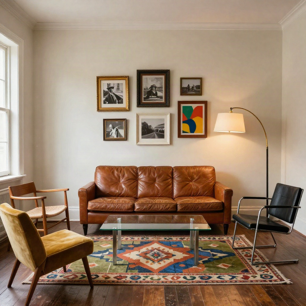 Eclectic Mix of Vintage and Modern — Neutral Living Room Ideas That Feel Anything but Boring