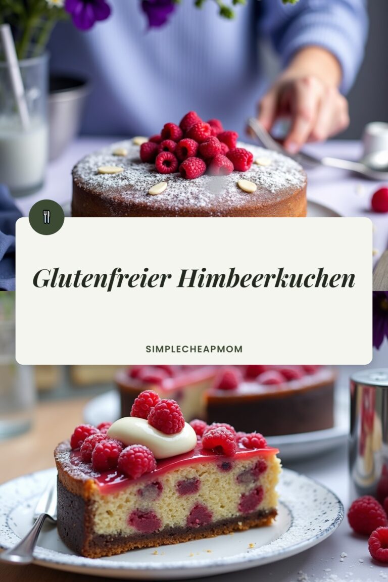 Glutenfreier Himbeerkuchen