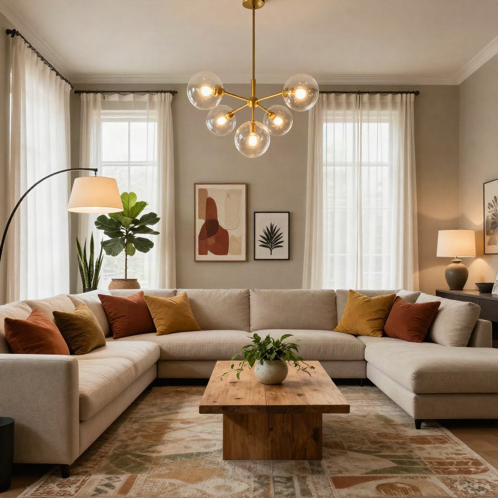 Layered Lighting for a Cozy Ambiance — Modern Living Room Decor Ideas With Warm Lighting