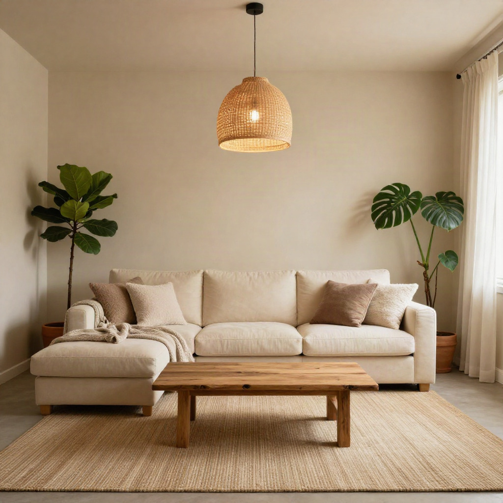 Layered Textures with Neutral Tones — Living Room Decor Ideas for a Light and Airy Look