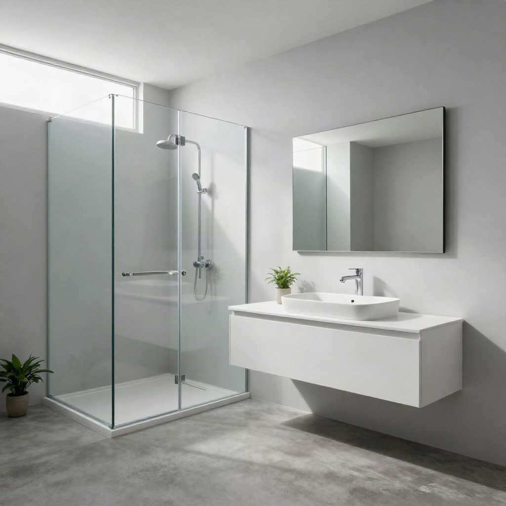 Minimalist Design with Clear Glass Elements — Bathroom Ideas for a Light and Airy Look