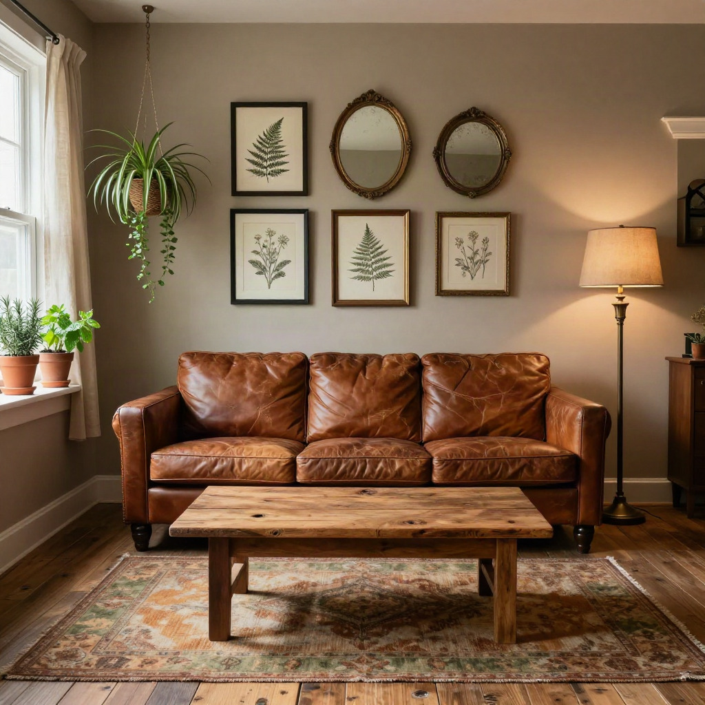 Rustic Chic with Natural Elements — Living Room Ideas With Plants and Natural Materials