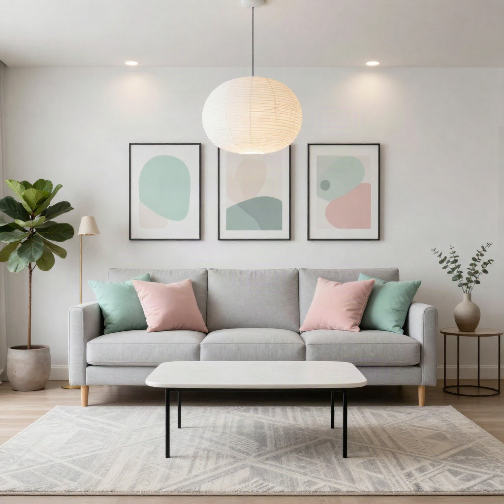 Soft Color Palette with Layered Lighting — Living Room Decor Ideas With Layered Textures and Soft Lighting
