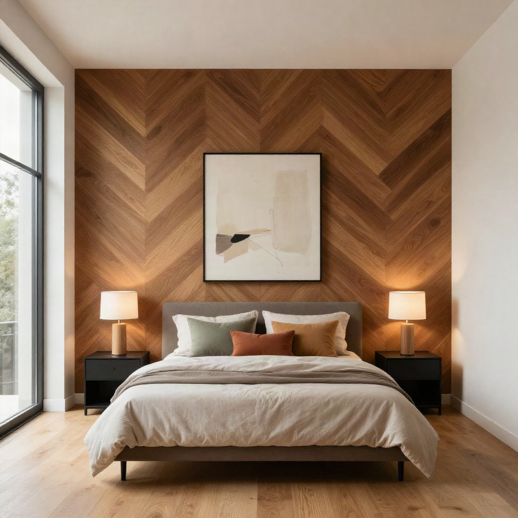 Textured Wall Panels — Bedroom Wall Decor Ideas to Transform an Empty Wall