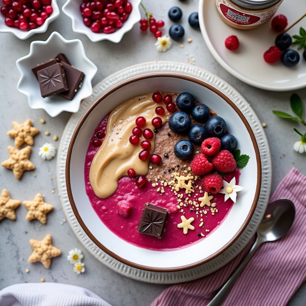 Vegane Frühstück Bowl